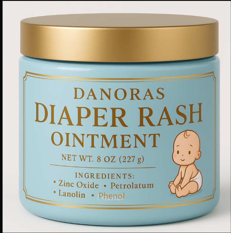 Danoras Diaper Rash Ointment L800-4oz