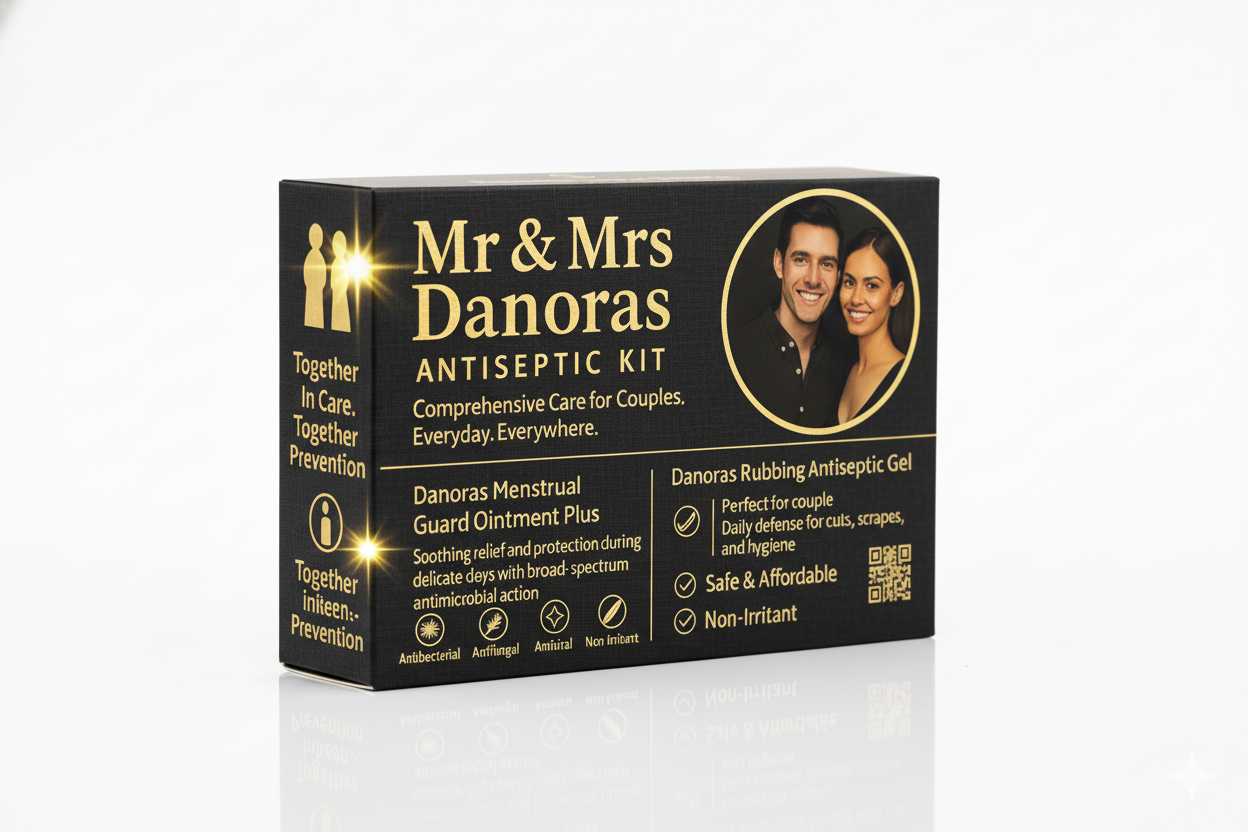 Mr & Mrs  (Couple's) First Aid Danoras Antiseptic L100L300 Kit