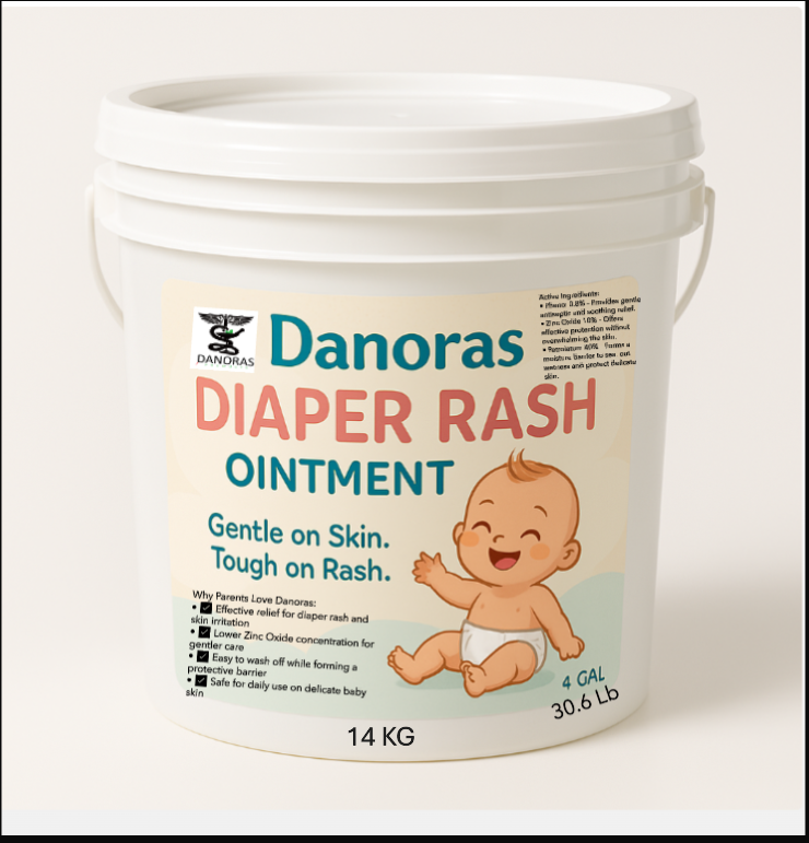 Danoras Diaper Rash Ointment L800-4oz